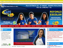 Tablet Screenshot of capekidscursos.com.br